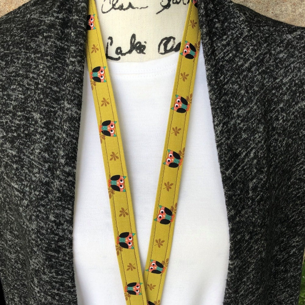 Owl Lanyard For Women for Keys and ID Badge