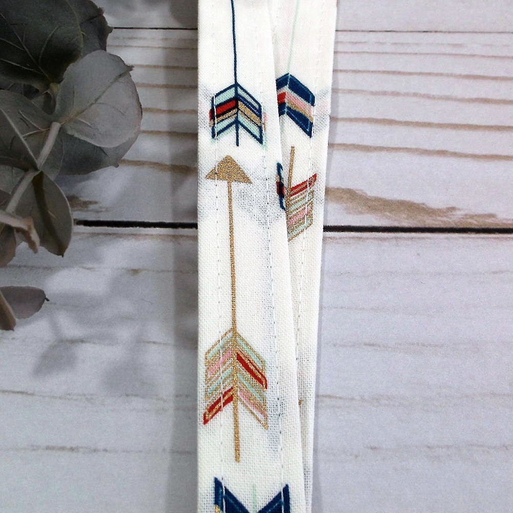 Arrow Fabric Lanyard for Keys and ID Badge