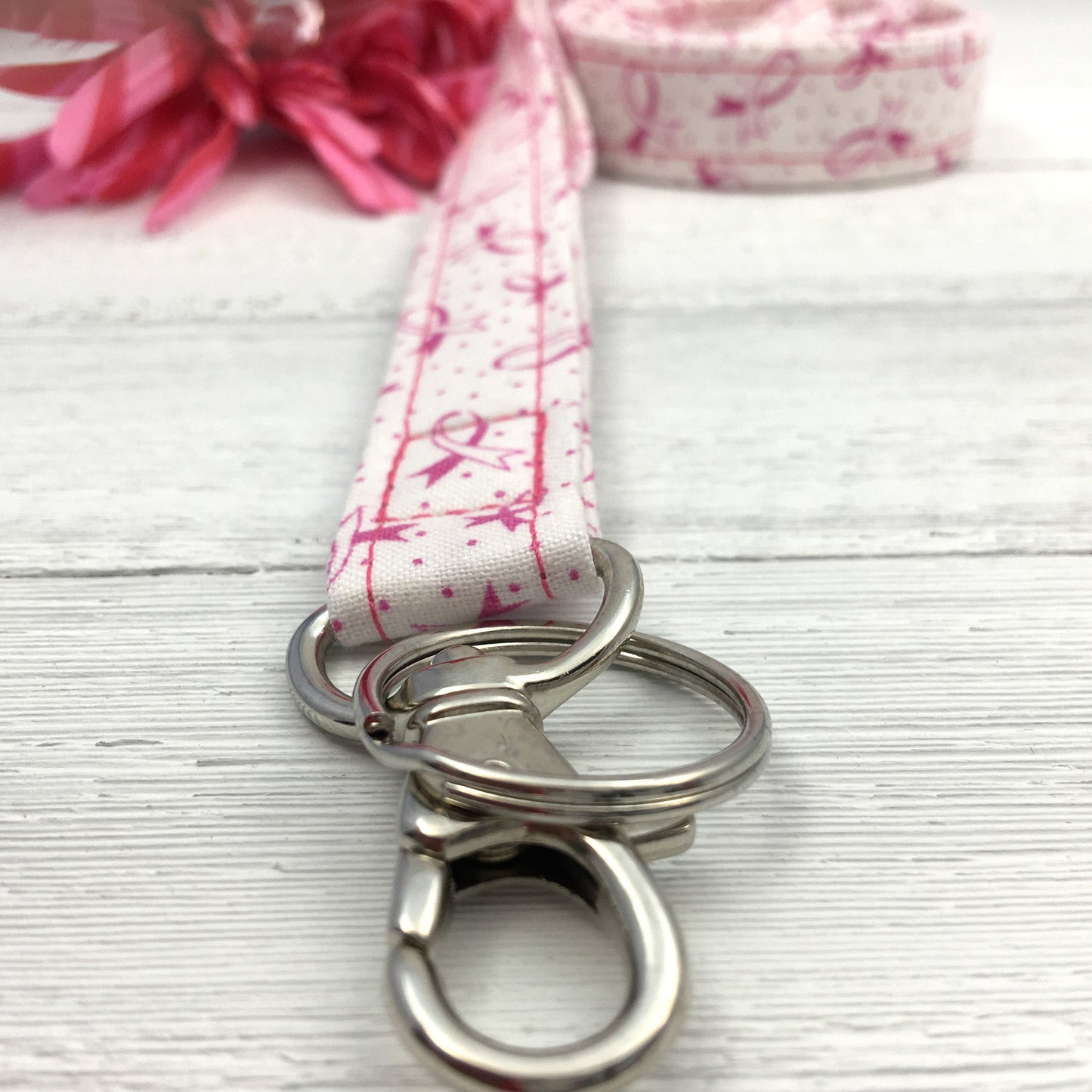 Cancer Awareness Lanyard for Keys and ID Badge