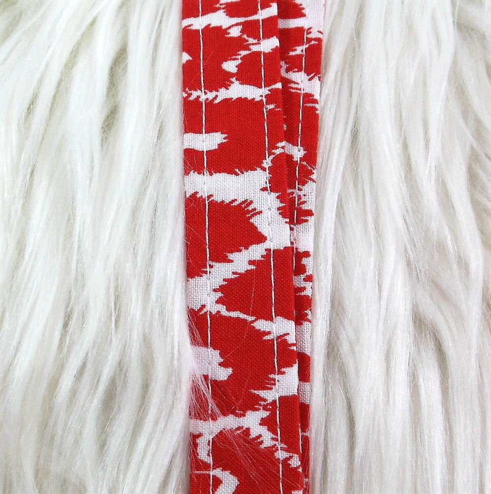 Red Leopard Print Lanyard