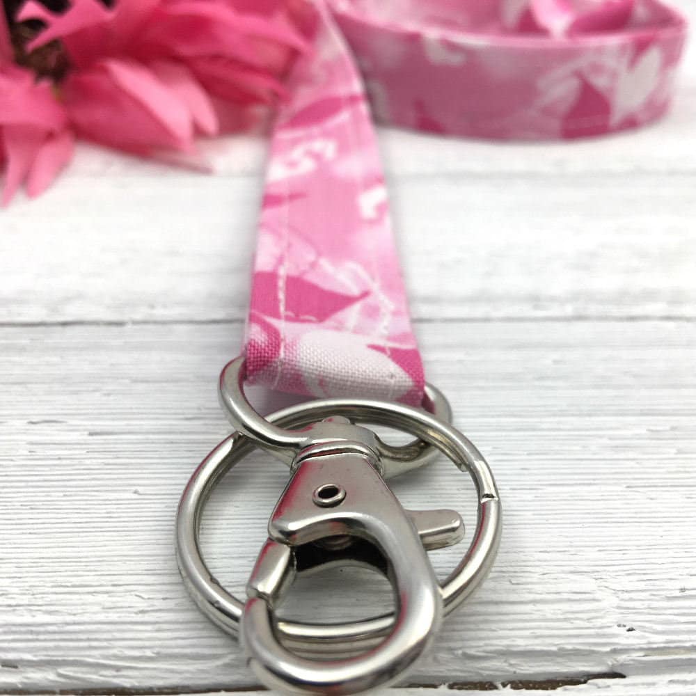 Pink Flamingo Lanyard For Women