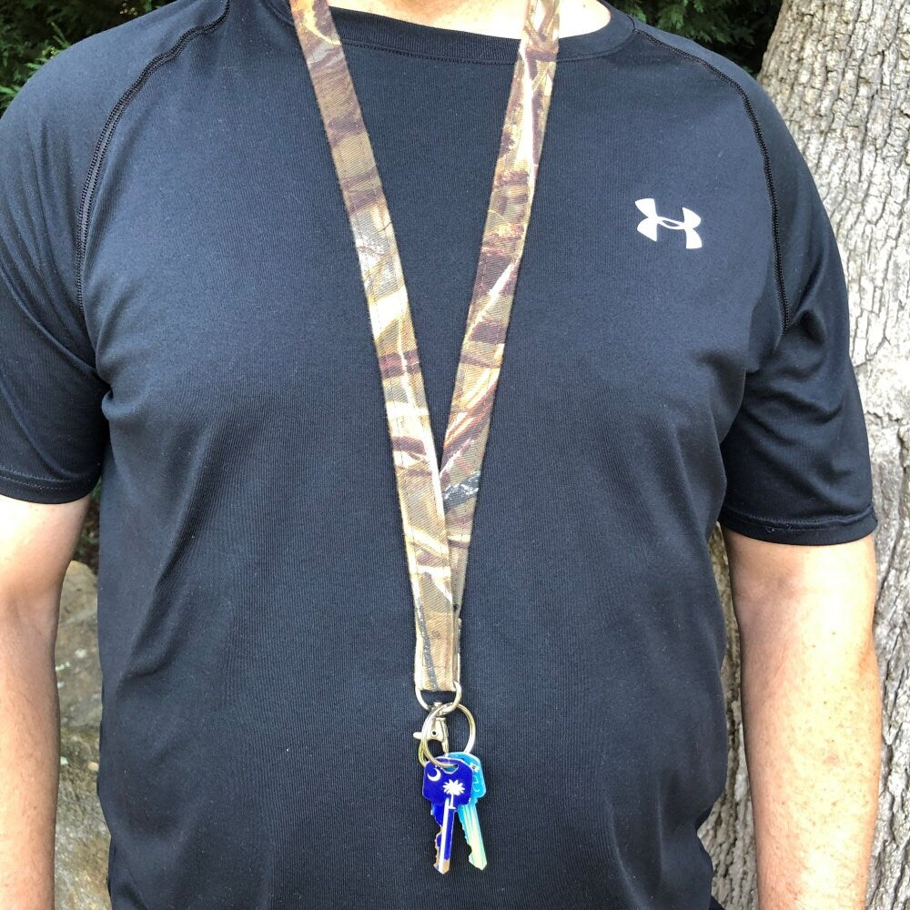 Camo Lanyards for Men Keychain Gift for Men