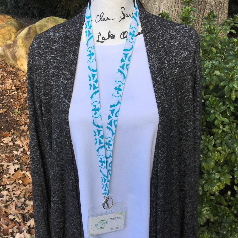 Floral Lanyard Gift for Teachers, Nurses