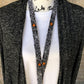 Handmade Halloween Lanyard  | Popular Right Now | Teacher Lanyard | Badge Holder | Lanyards | ID Holder | ID Badge Holder | Spider