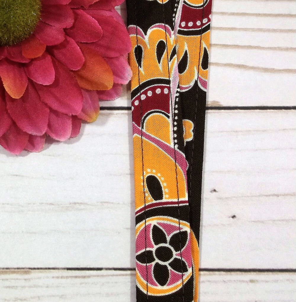 Pink and Brown Floral Cute Lanyards For Women