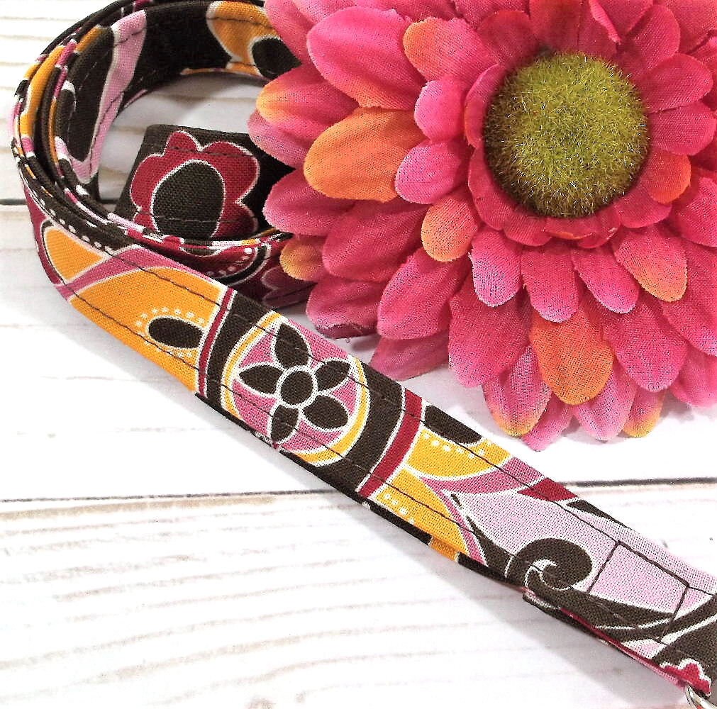 Pink and Brown Floral Cute Lanyards For Women