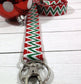 Holiday Chevron Lanyard for Keys and ID Badge
