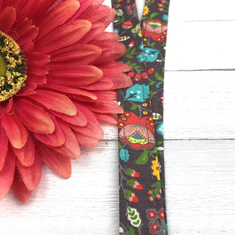 Aqua Floral Lanyards For Women