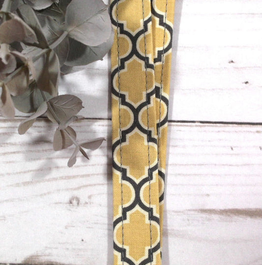 Trellis Print Lanyard for Keys and ID Badge