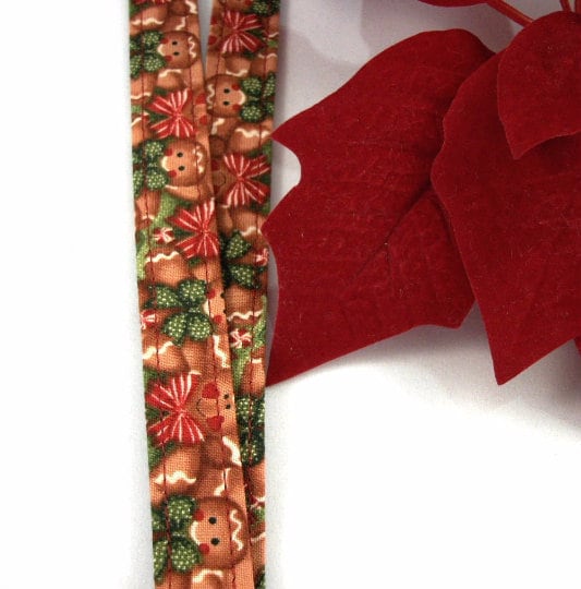 Christmas Lanyard with Gingerbread Man