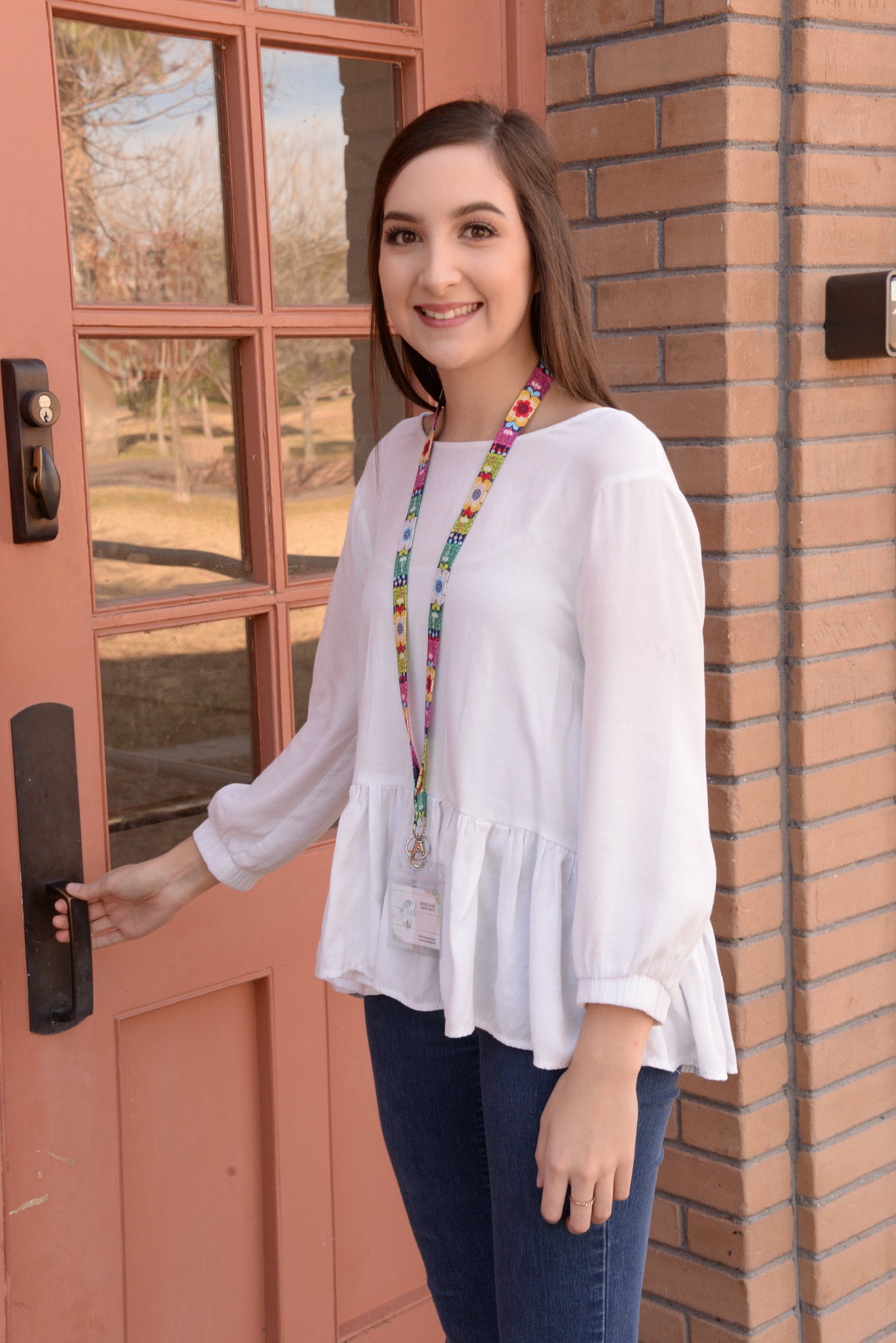 Patriotic Fabric Lanyard for Badges