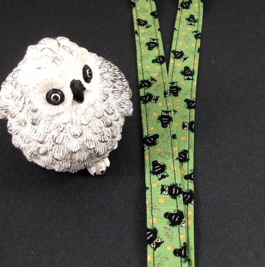 Handmade Halloween Lanyard  | Popular Right Now | Teacher Lanyard | Badge Holder | Lanyards | ID Holder | ID Badge Holder | Owl