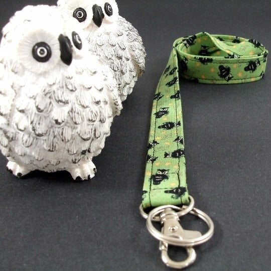 Handmade Halloween Lanyard  | Popular Right Now | Teacher Lanyard | Badge Holder | Lanyards | ID Holder | ID Badge Holder | Owl