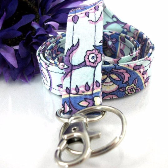 Key Lanyard in Amy Butler floral