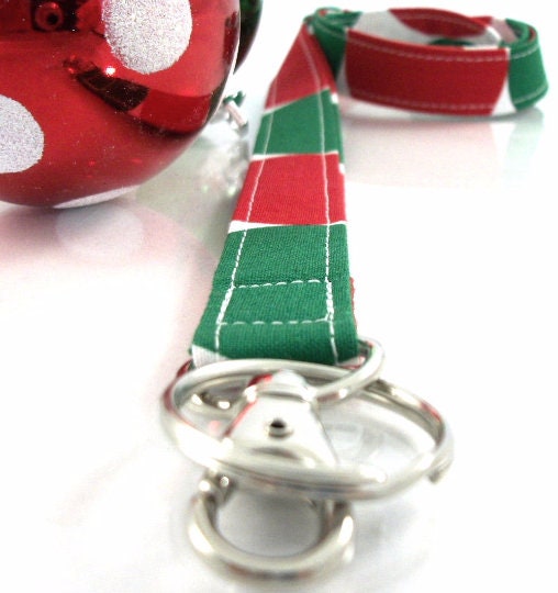 Christmas Lanyard in Disco Dot