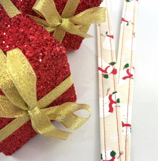 Christmas Lanyard with Snowmen