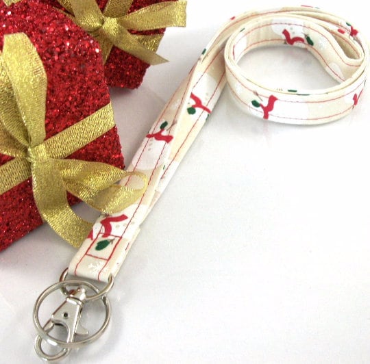 Christmas Lanyard with Snowmen