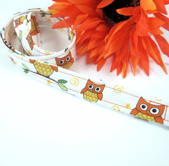 Owl Fabric Lanyard