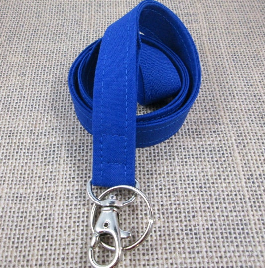 Lanyard in Royal Blue for School or Work