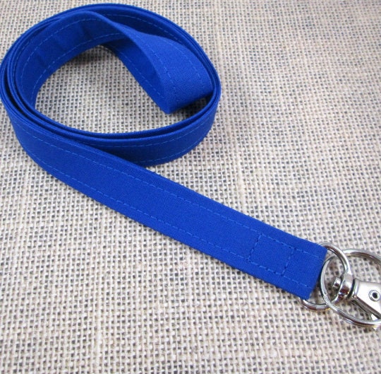 Lanyard in Royal Blue for School or Work