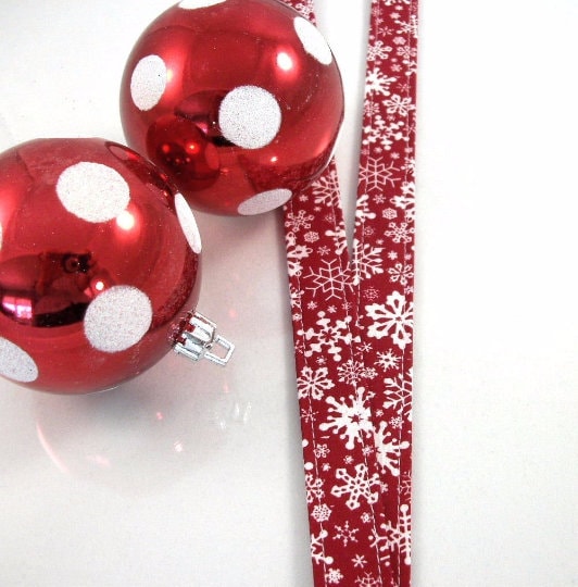 Christmas Lanyard with Snowflakes