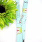 Fabric Owl Lanyard Blue
