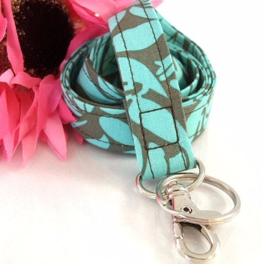 Floral lanyard, Lanyard for Keys, Trending Now, Teacher Life, Lanyard for Badge, Lanyard Keychain, Nurse Lanyard, Fabric Lanyard, Nurse Life