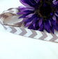 Chevron Lanyard Grey and White