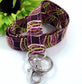 Eggplant Chartreuse Work Lanyard