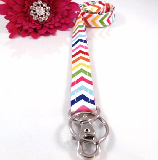Chevron Lanyard Primary Colors