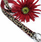 Leopard Fabric Lanyard Pop of Red