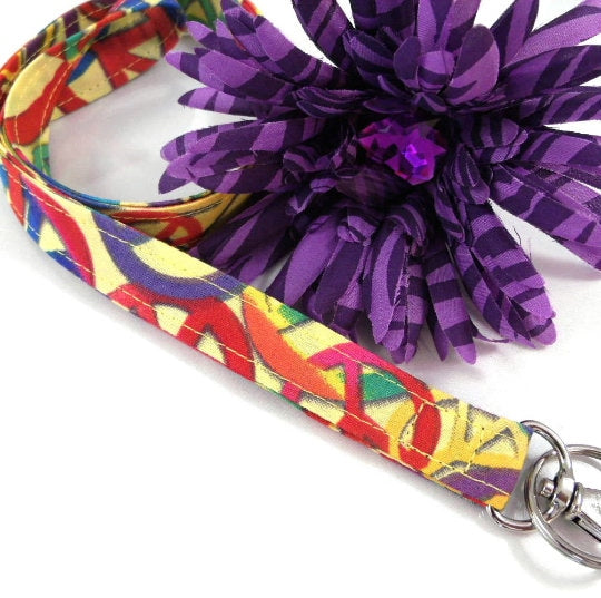 Peace Sign Key Keeper Lanyard