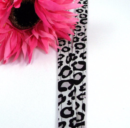 Animal Print Lanyard in Grey and Black Cheetah