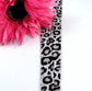 Animal Print Lanyard in Grey and Black Cheetah