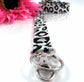 Animal Print Lanyard in Grey and Black Cheetah