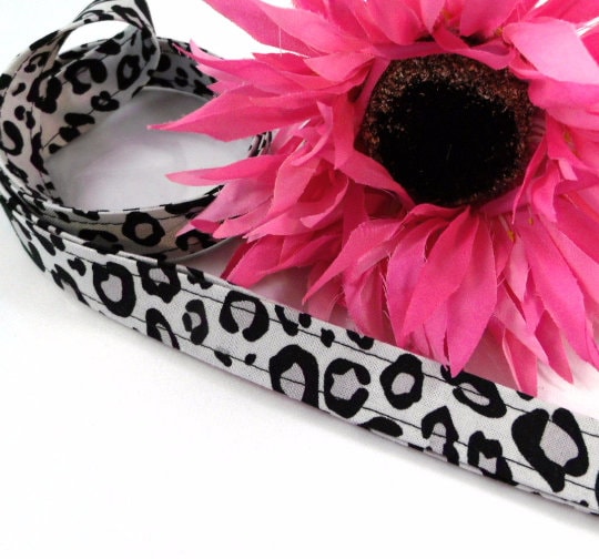 Animal Print Lanyard in Grey and Black Cheetah