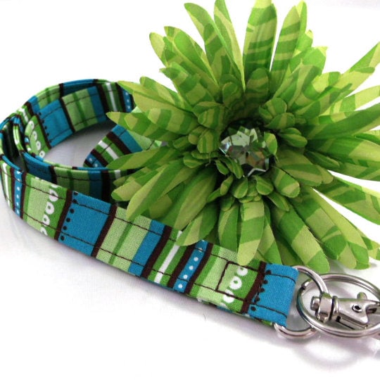 Striped Lanyard for Badge Keys