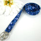 Fabric Lanyard in Blue Lavender Peacock