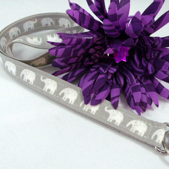 Grey Elephant Lanyard