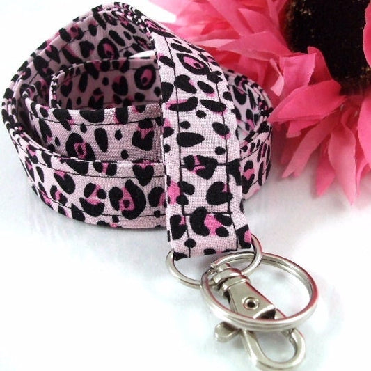 Animal Print Lanyard