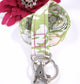 Damask Lanyard ID Badge Avocado