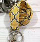 Trellis Print Lanyard for Keys and ID Badge