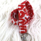 Red Leopard Print Lanyard