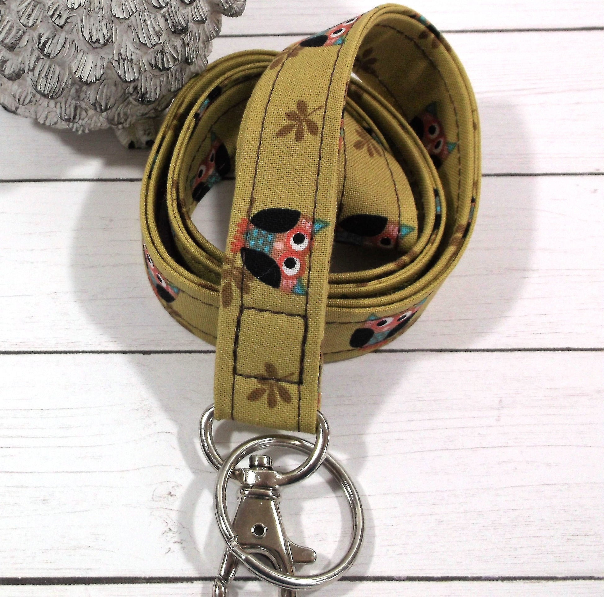 Owl Lanyard For Women for Keys and ID Badge