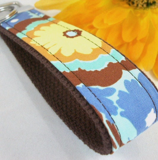 Amy Butler Key Fob SOUL BLOSSOMS Florals