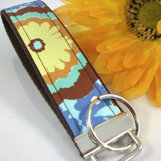 Amy Butler Key Fob SOUL BLOSSOMS Florals