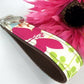 Wristlet Keychain Key Fob - Retro Flowers