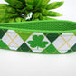 Shamrock Keychain, St. Patricks Day Gifts, Wristlet Keychain, Luck of the Irish, Four Leaf Clover Keychain, Irish Keychain, Wrist Keychain