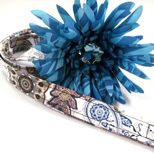 Paisley Floral Breakaway Lanyard with ID Holder