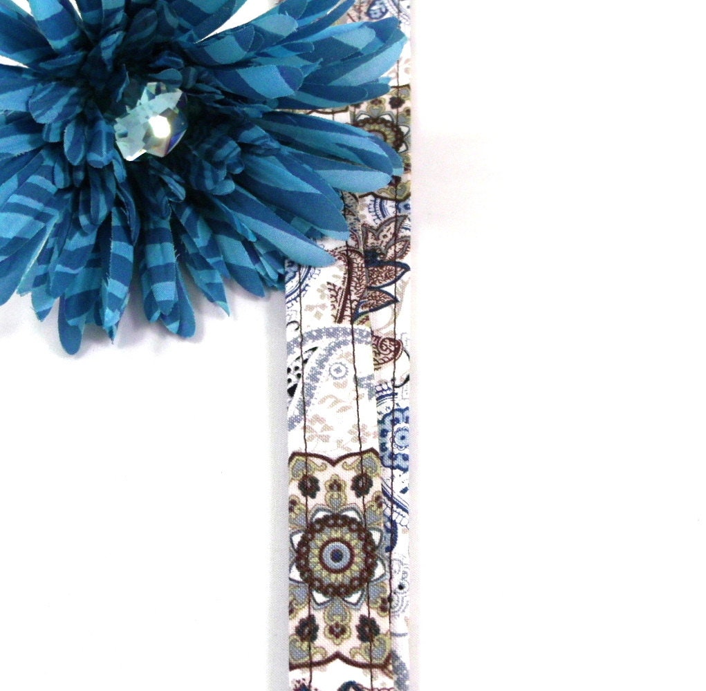 Paisley Floral Breakaway Lanyard with ID Holder